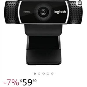 Logitech 1080P Pro Stream Webcam